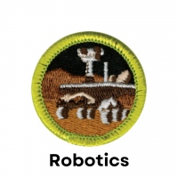 Labeled Robotics Badge